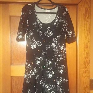 Bike print Nicole dress